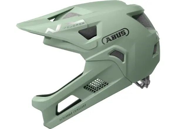 Abus YouDrop FF kids helmet Mist Green