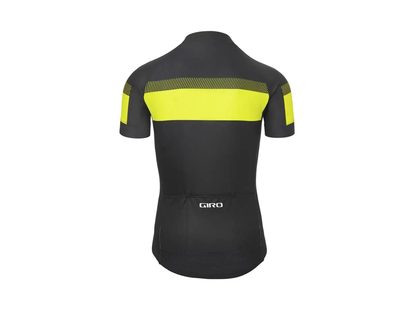 Giro Chrono Sport men's jersey short sleeve Black/Hi Yellow Sprint