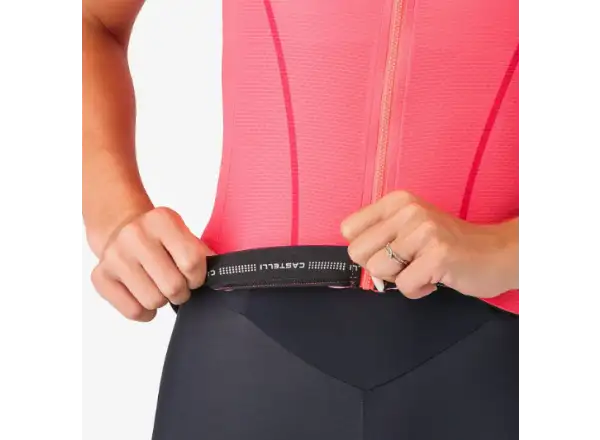 Castelli Anima Flow women's jersey short sleeve Brilliant Pink/Hibiscus