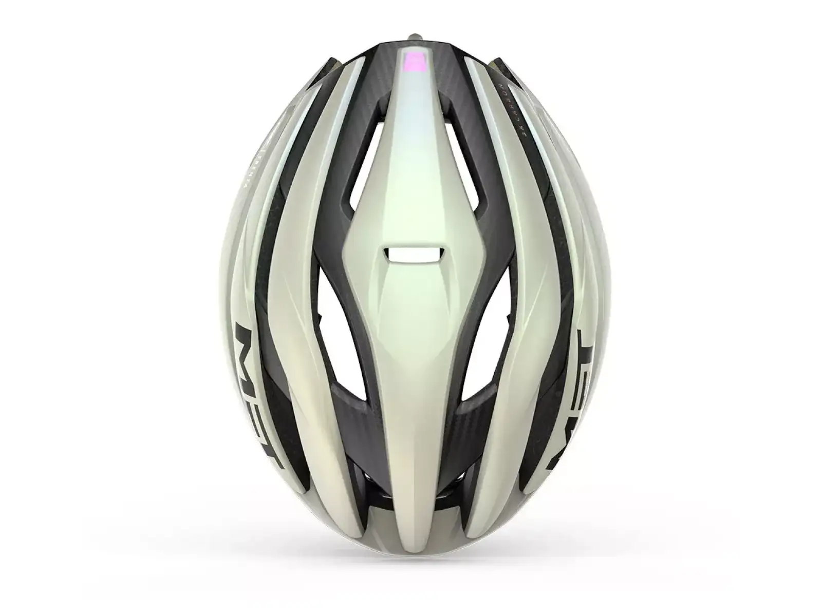 MET Trenta 3K Carbon MIPS cycling helmet Vanilla Ice Gold