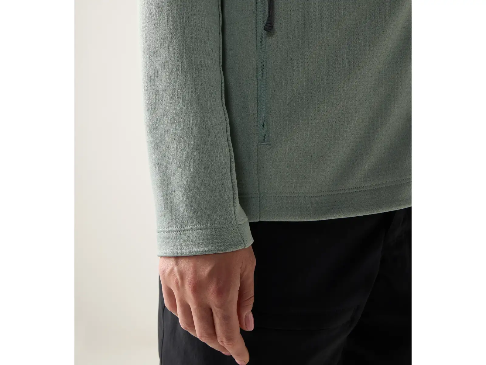 Haglöfs Korp Mid Hood women's sweatshirt Dew Green