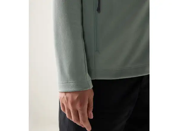 Haglöfs Korp Mid Hood women's sweatshirt Dew Green