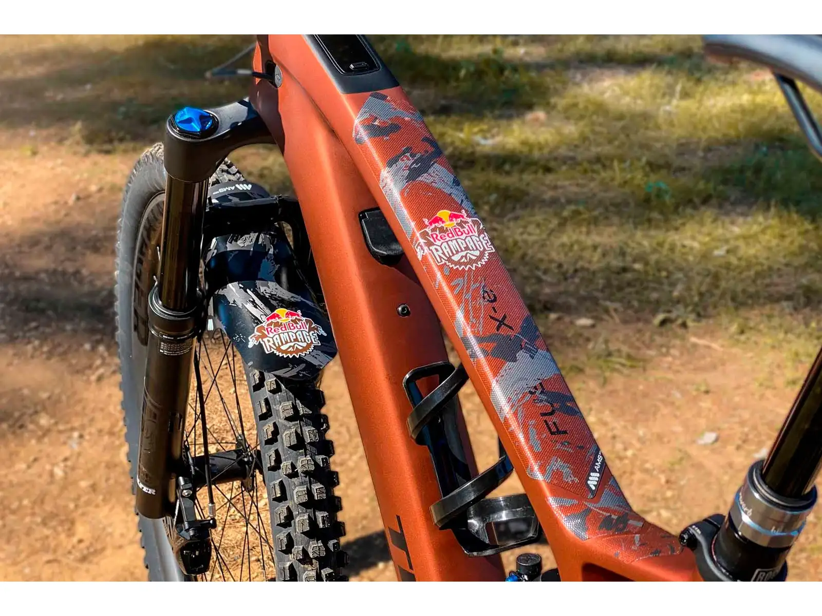All Mountain Style front fender Redbull Rampage Grey