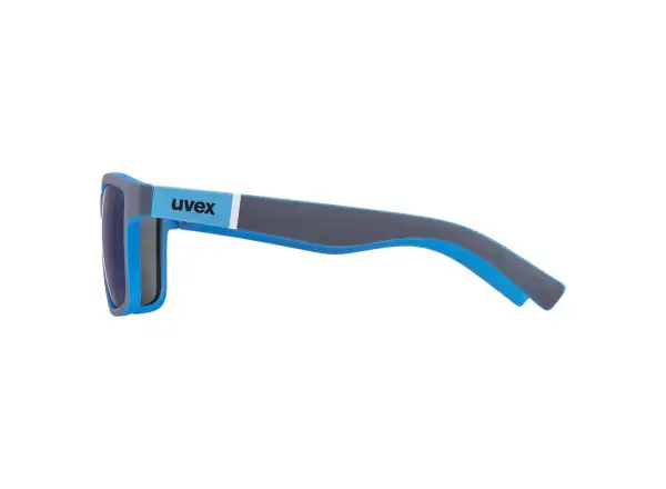 Uvex LGL 39 glasses Grey Mat Blue/Mirror Blue