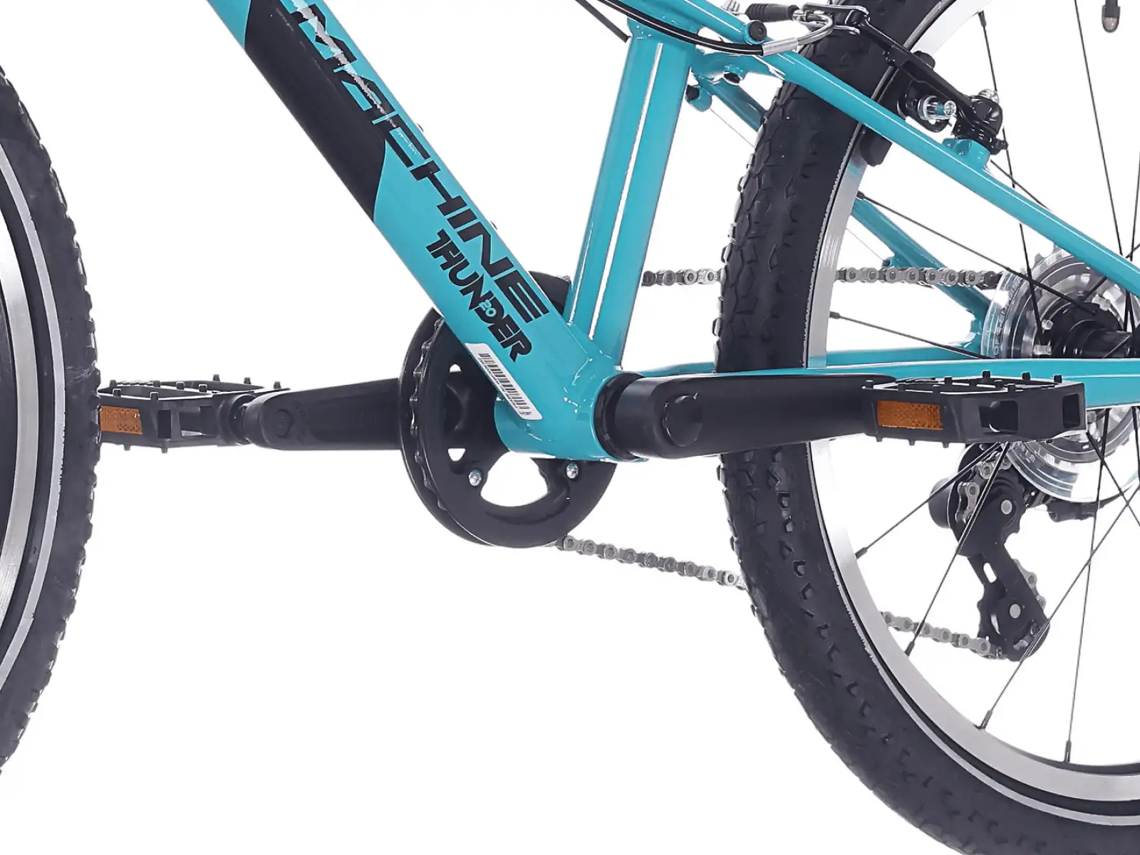 Rock Machine Thunder Jr. 20 VB kids bike Jade Blue