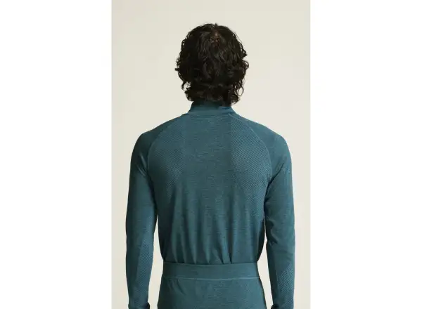 Craft Core Dry Active Comfort Zip men's long-sleeve shirt green