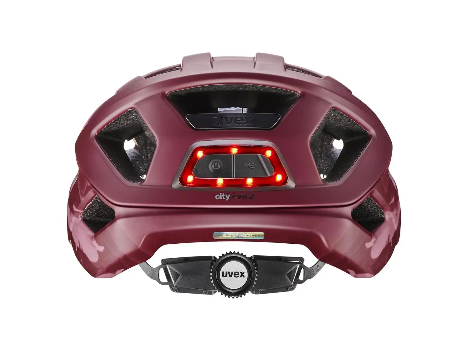 Uvex City I-vo 2 helmet Cranberry Matt