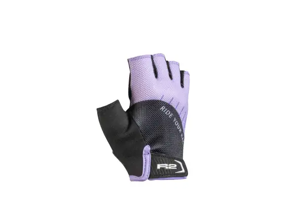 R2 Hoppy kids cycling gloves lilac purple/black
