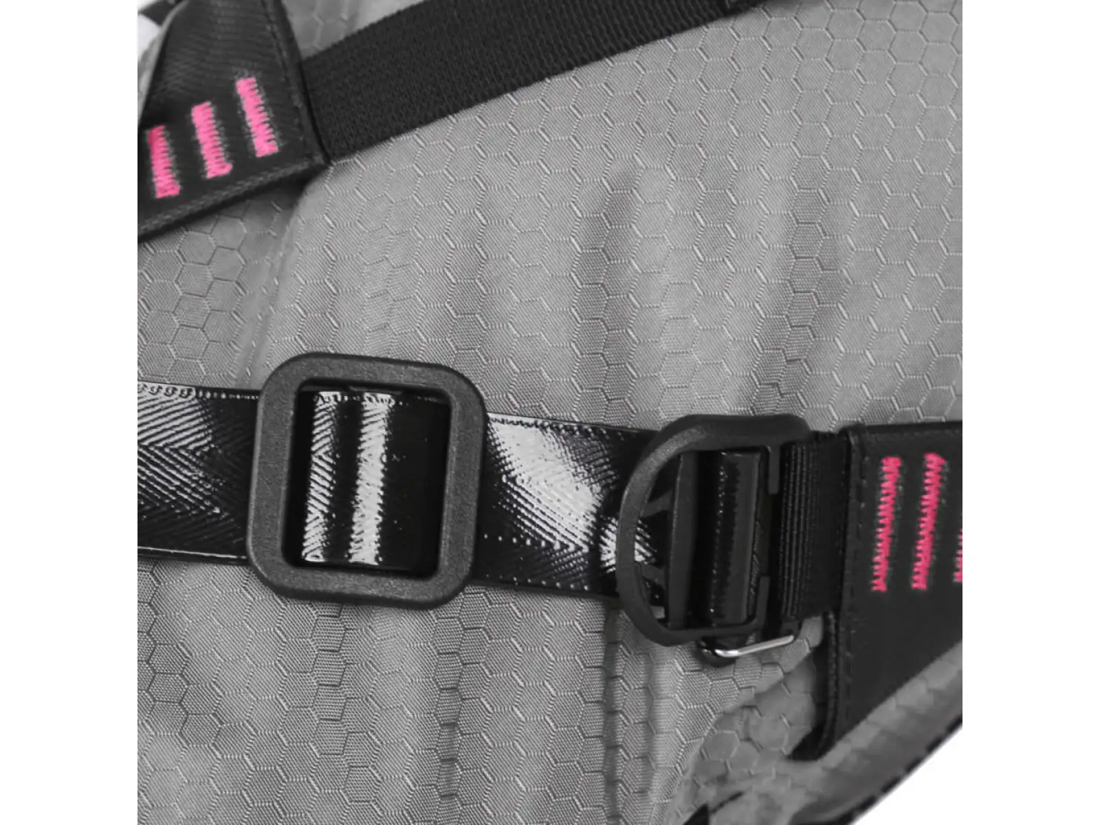 Woho X-Tourning Dry Bag saddle bag 8-12 l Honeycomb Iron Gray size M