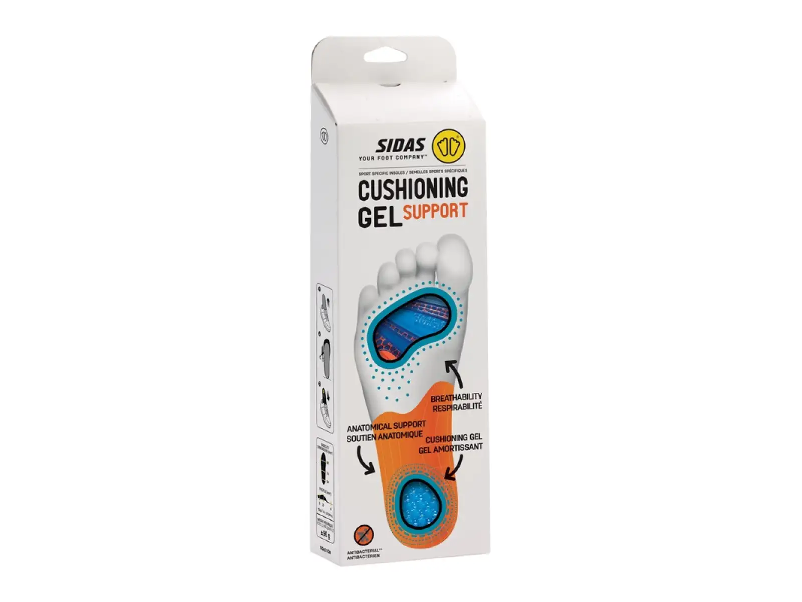 Sidas Cushioning Gel Support V2 insoles 1 pair