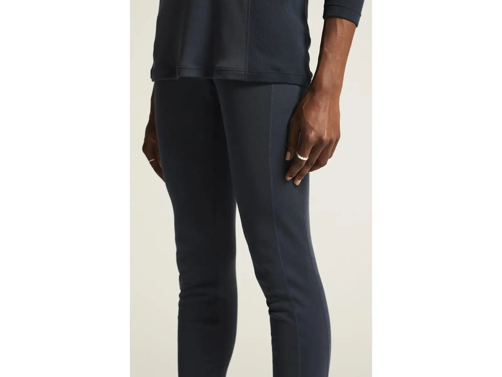 Craft Core Warm Baselayer women's set long sleeve shirt+pants blue