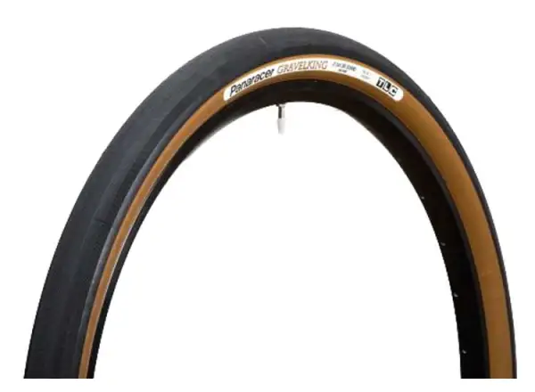 Panaracer GravelKing Slick TLC 42-584 Gravel Tire Kevlar Black/Brown