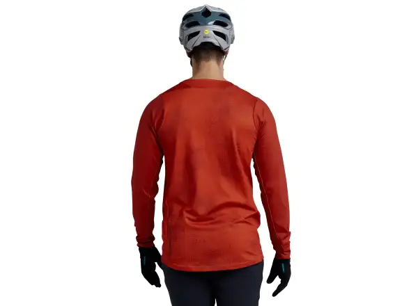 Troy Lee Designs Skyline Chill men's jersey long sleeve Scattered Fire Orange