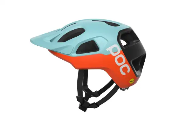 POC Cularis helmet Indicolite Blue Matt/Carnelian Orange Matt