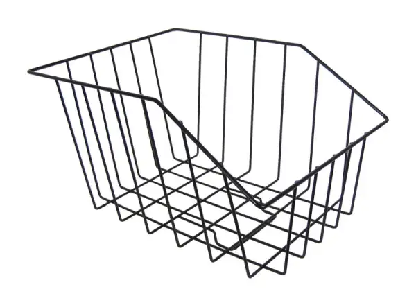 Small black rear rack basket
