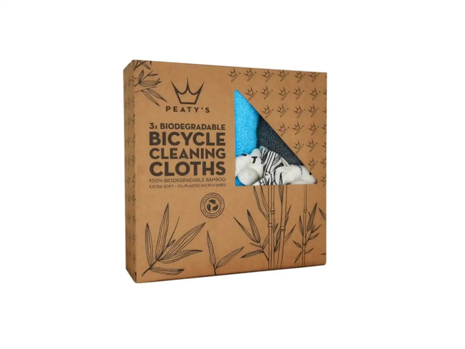 Peatys cleaning cloth set for bike 3 pcs