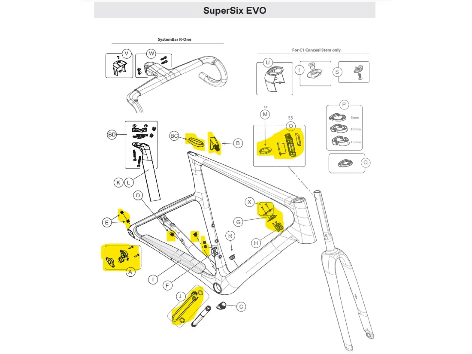 Cannondale SuperSix EVO frame black
