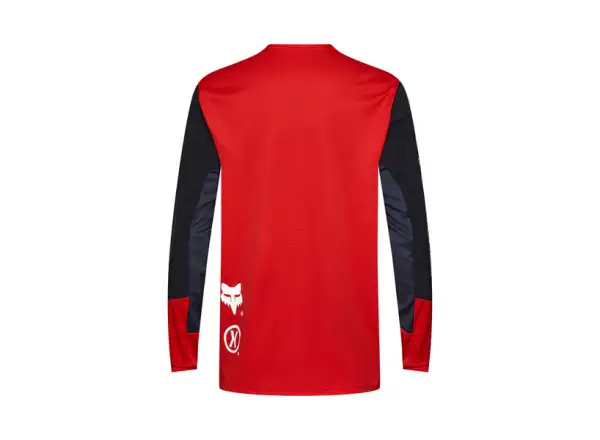 Fox Defend Elevated youth jersey long sleeve Fluorescent Red