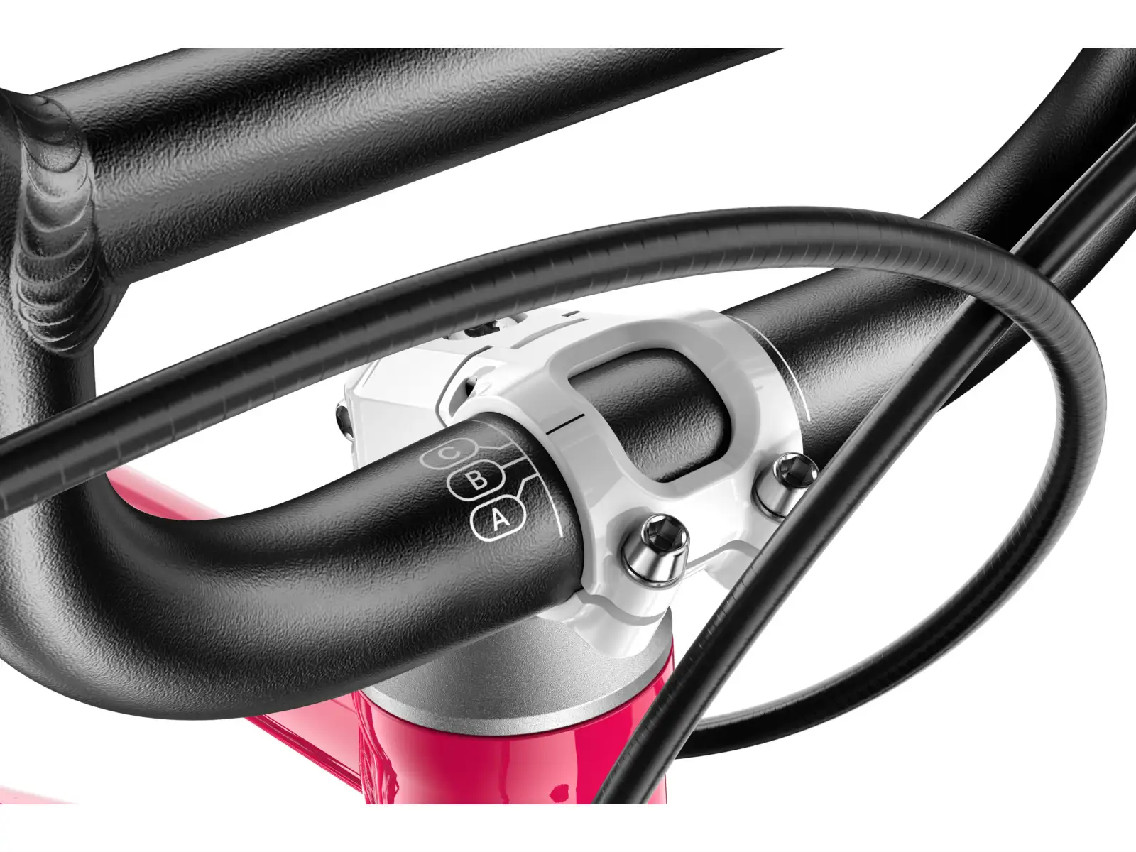 Woom GO 1 Plus children's balance bike 14" Hot Pink
