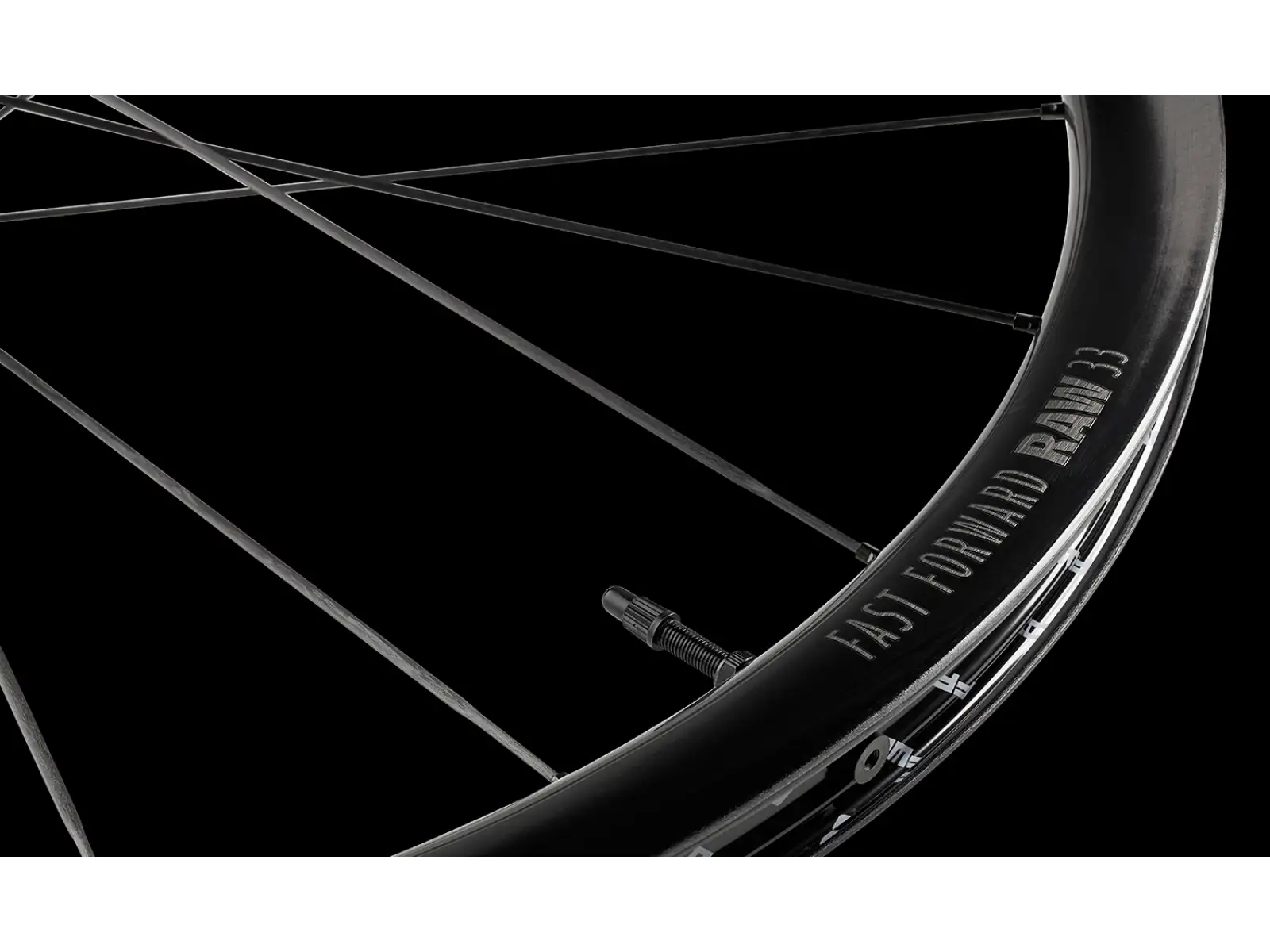 FFWD RAW CS 33 road wheelset Glossy Black