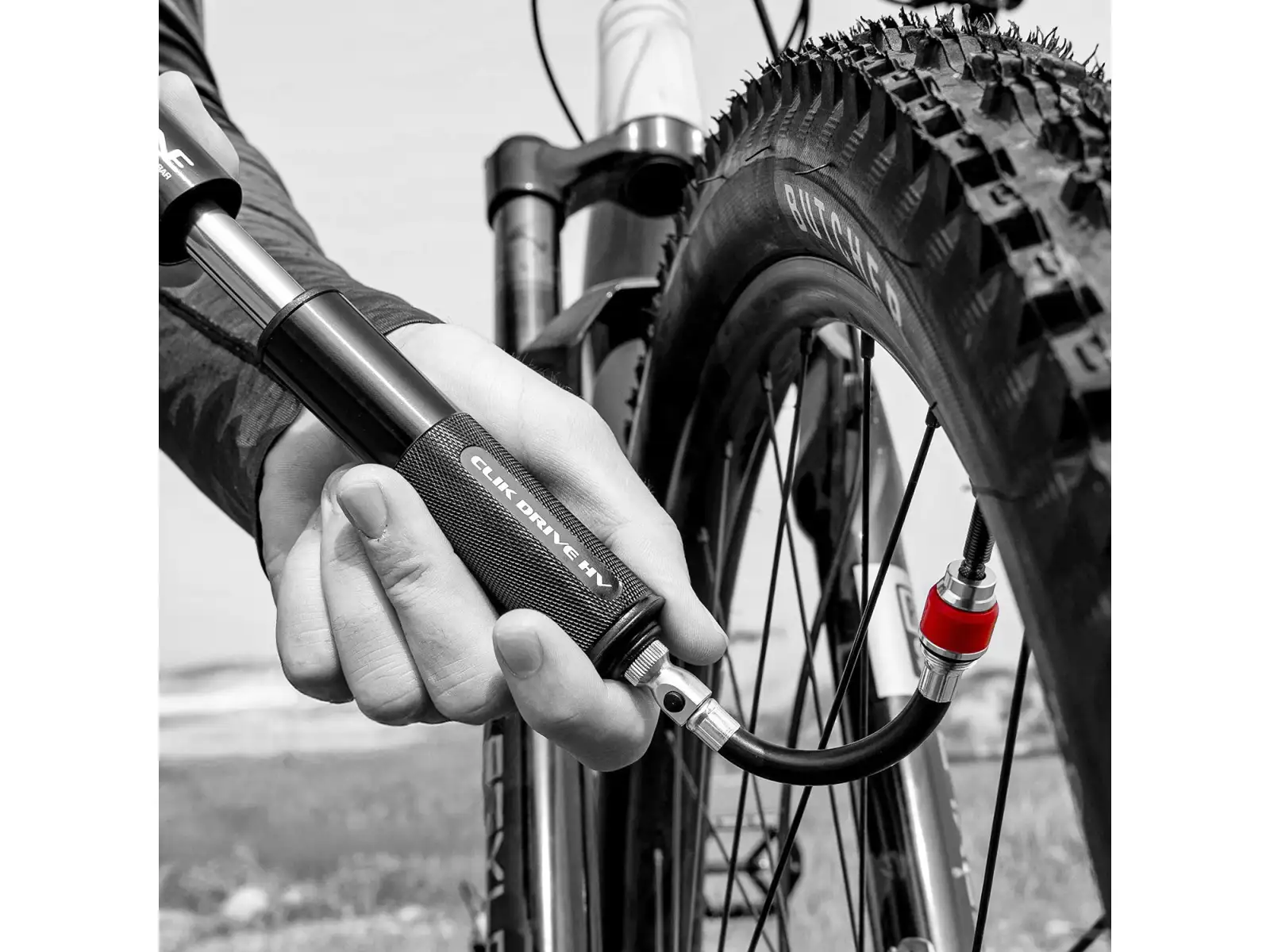 Lezyne ABS Flex Hose hose with Clik Chuck