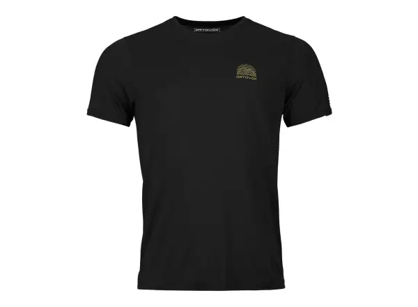Ortovox 120 Cool Tec Mtn Stripe men's T-shirt Black Raven