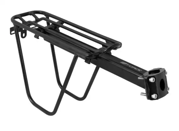 Force carrier on seat post with side panels black