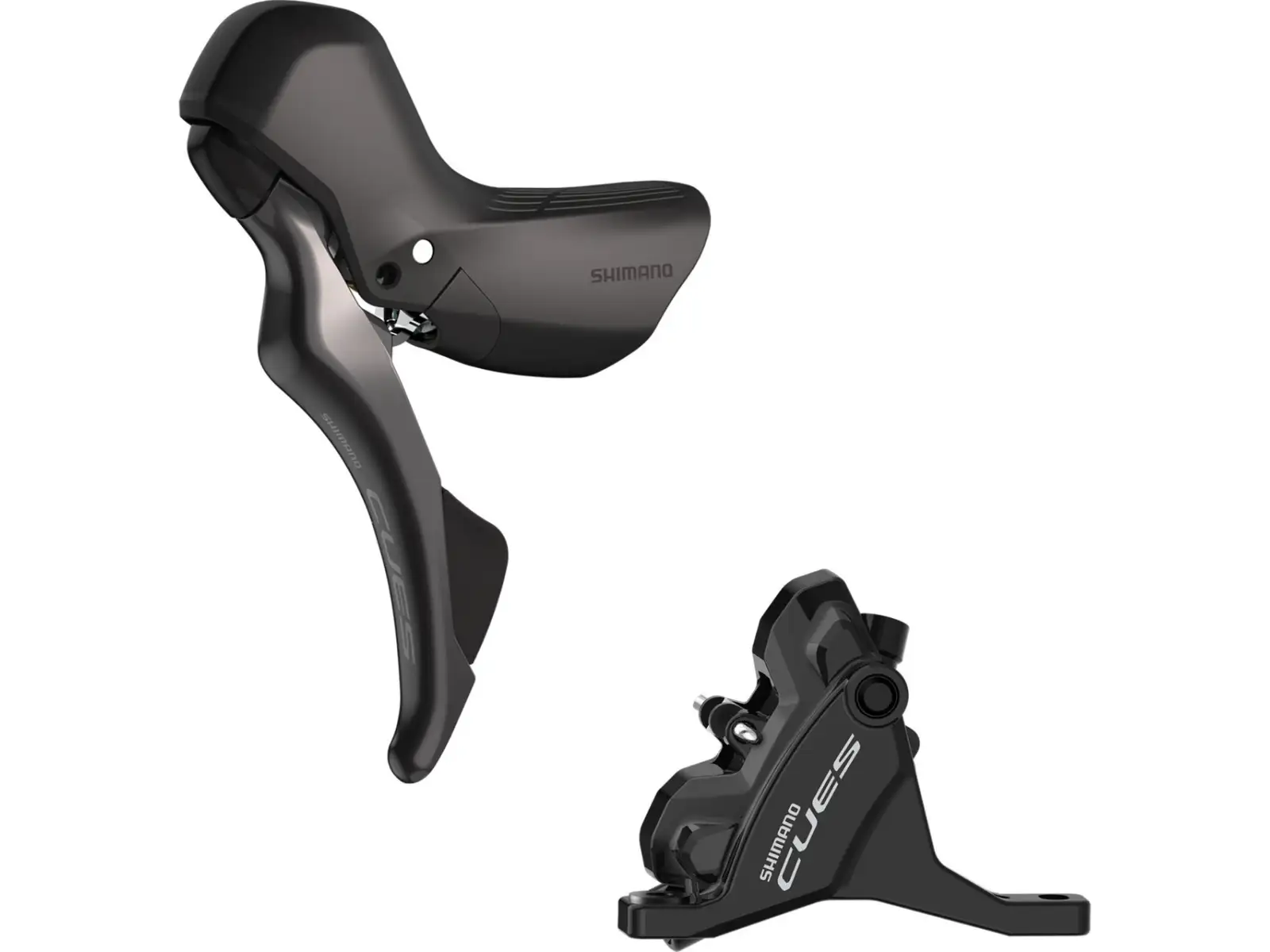 Shimano CUES BR-U6030 + ST-U6030 rear disc brake (right lever), J-kit, polymer