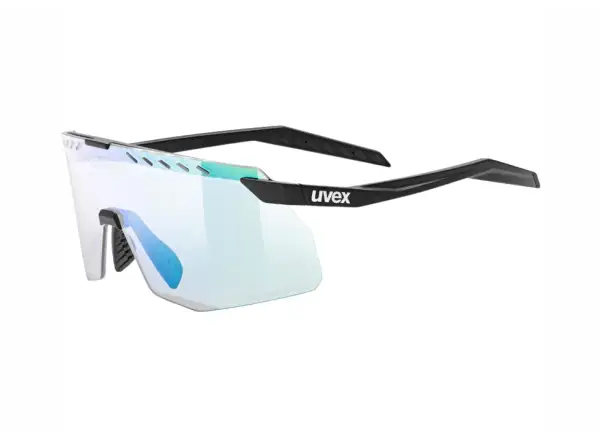 Uvex Pace Stage Variomatic Small glasses Black Matt/Mirror Green