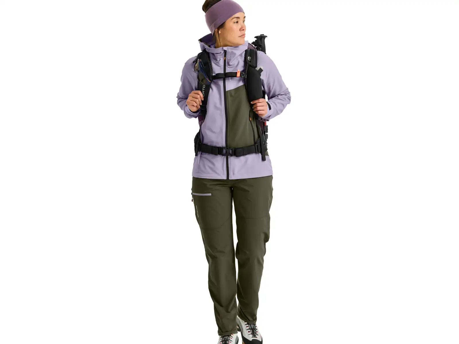Ortovox Traverse 28 S women's hiking backpack Glacier Grey