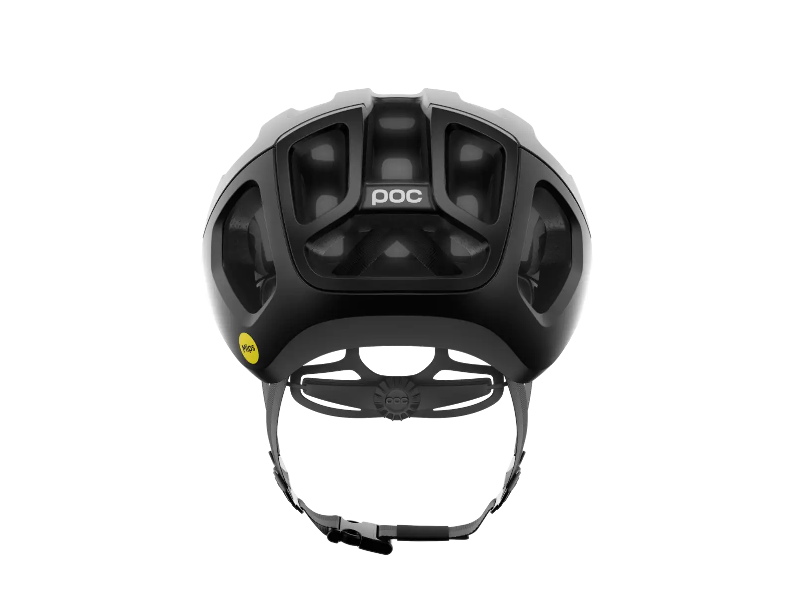 POC Ventral Tempus MIPS road helmet Uranium Black Matt