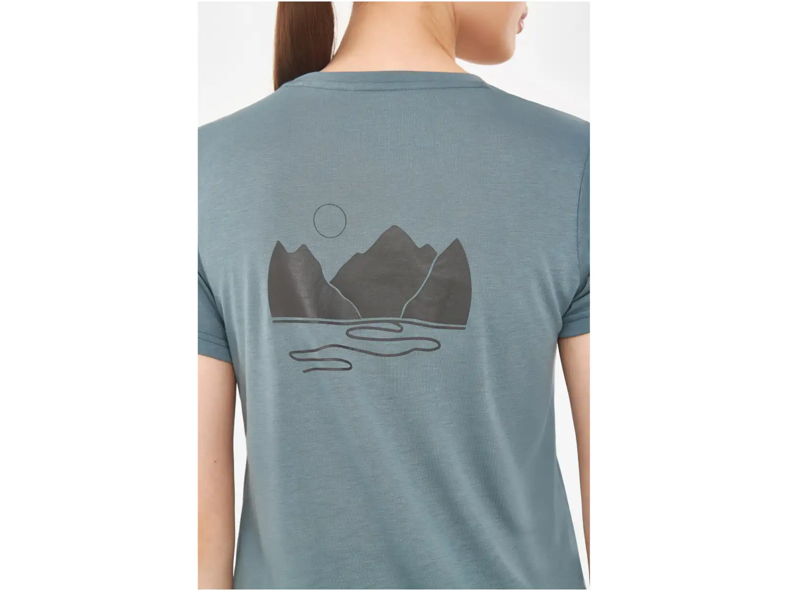 Viking Morain women's shirt short sleeve green