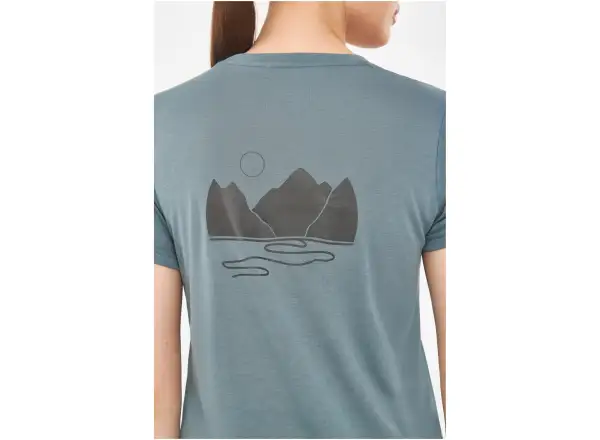 Viking Morain women's shirt short sleeve green