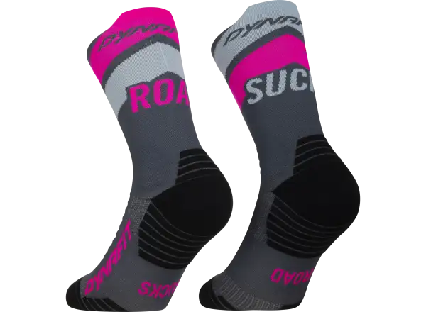 Dynafit Ultra Crew running socks Cinder/Pink Glo