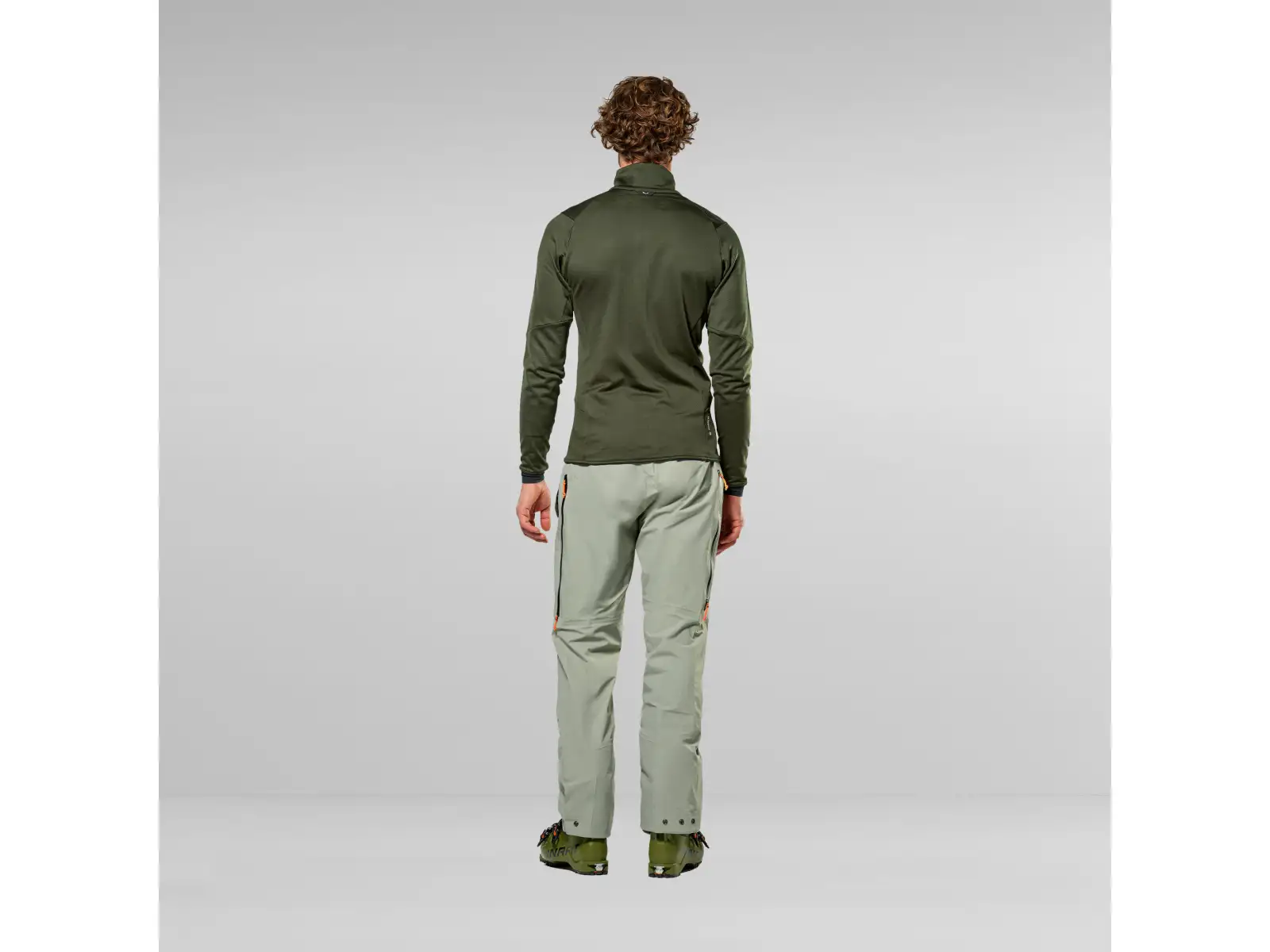 Salewa Sella Crevasse men's sweatshirt Dark Olive