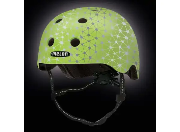 Melon Toddler Reflective children's reflective helmet Magic Green