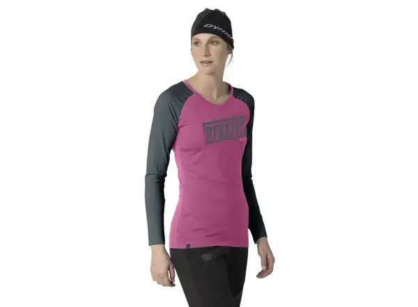 Dynafit 24/7 women's long sleeve T-shirt Magenta