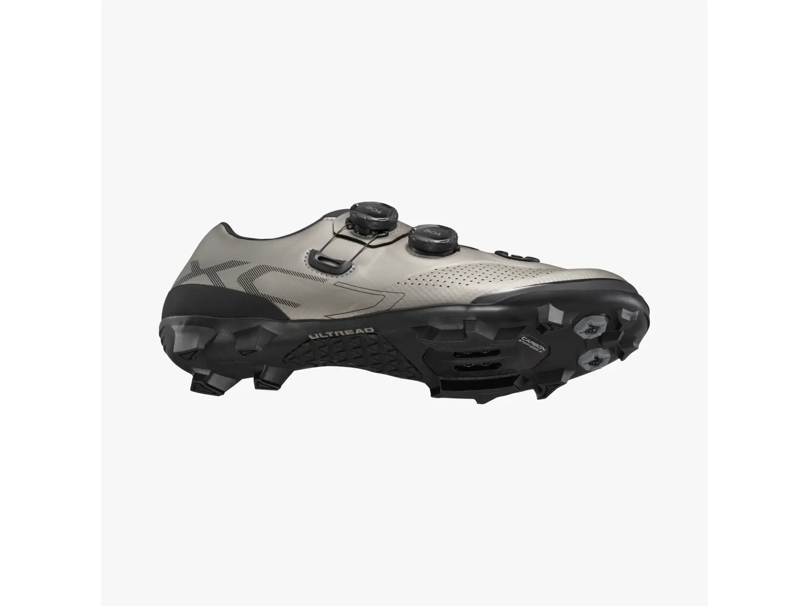 Shimano SH-XC702 men's MTB shoes silver