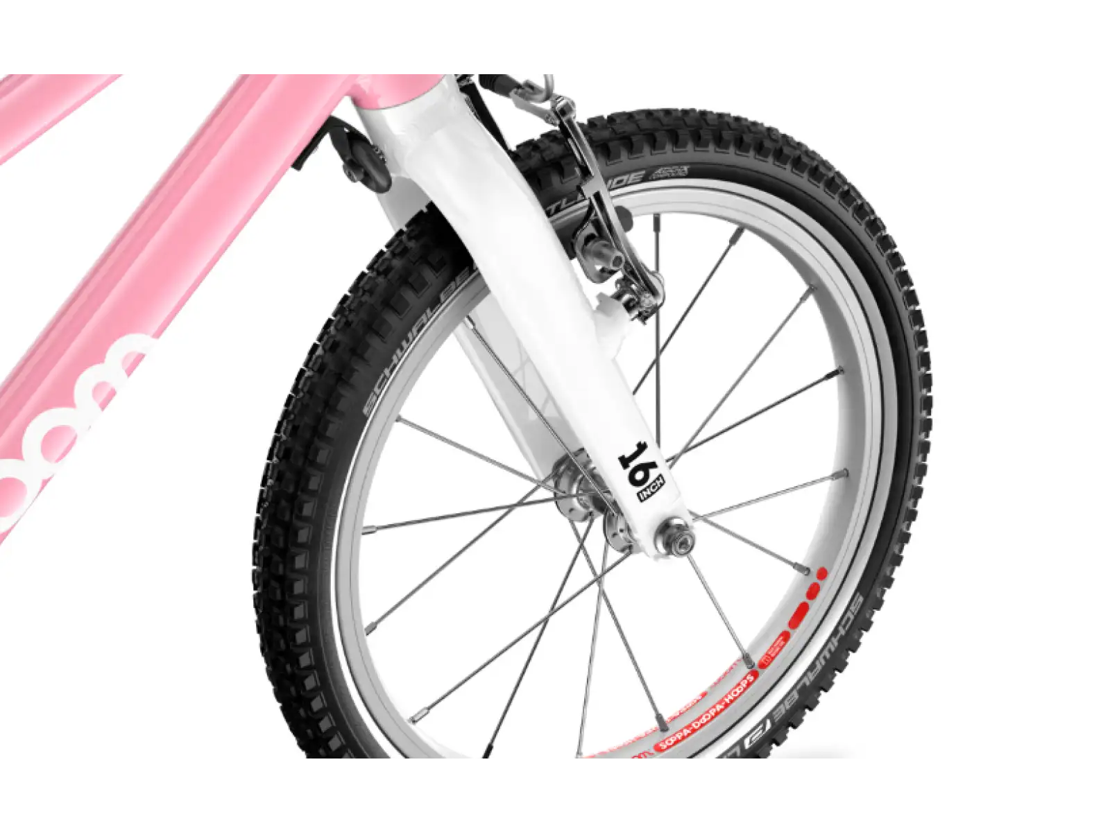 Woom Go 3 children's bike 16" Powder Pink