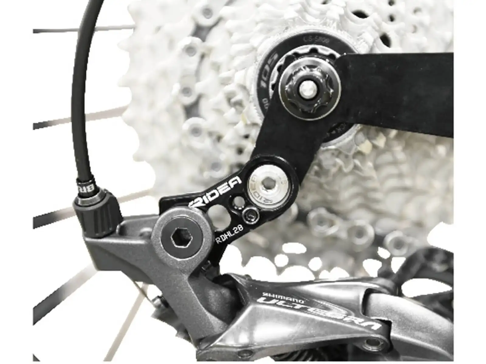 Ridea L28 frame hanger extension for derailleur