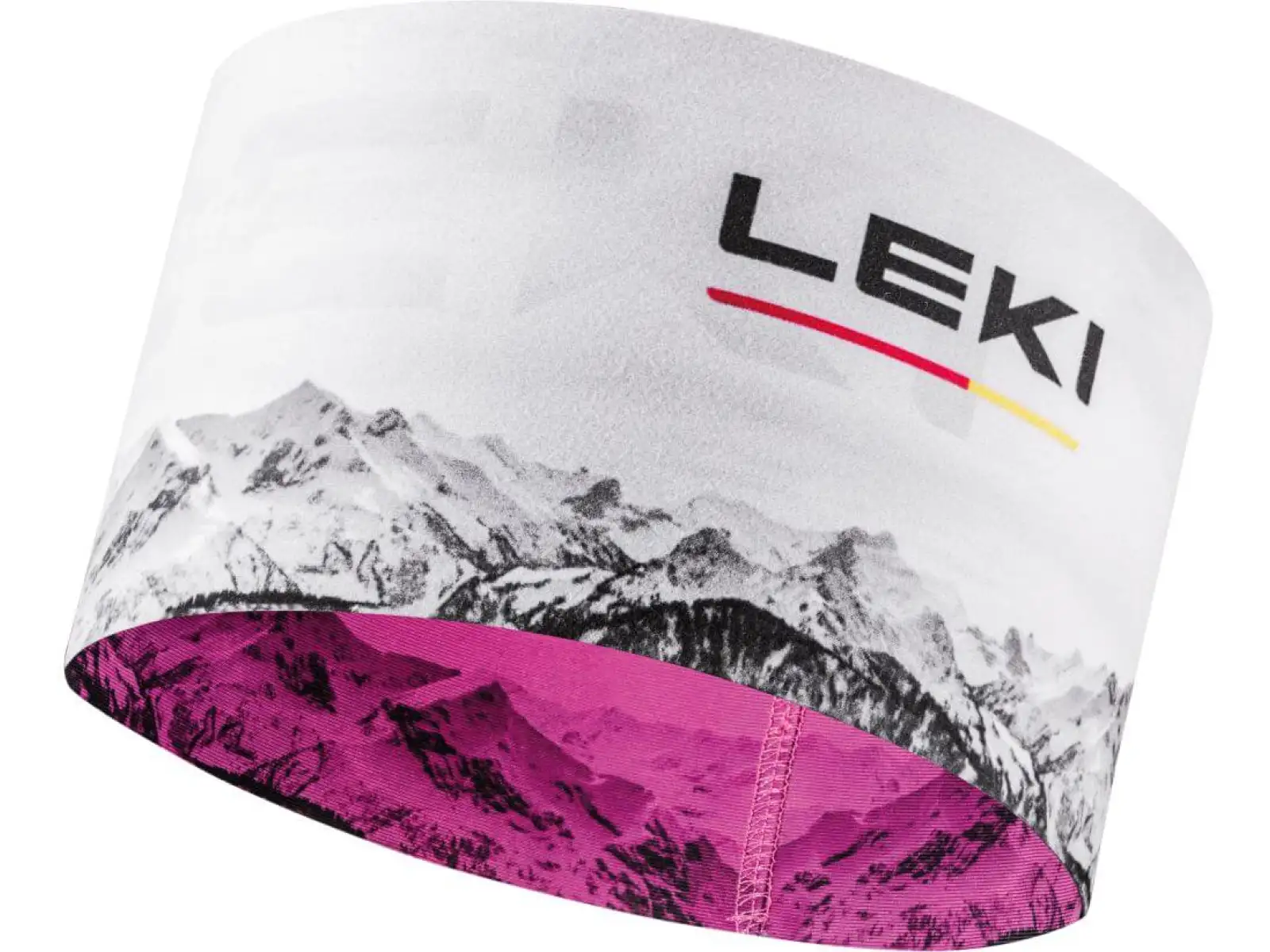Leki XC Headband Neon pink/White