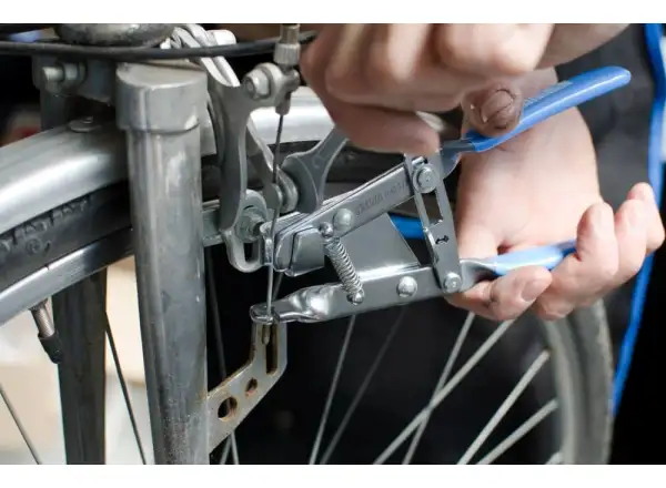 Unior cable holding pliers with lock