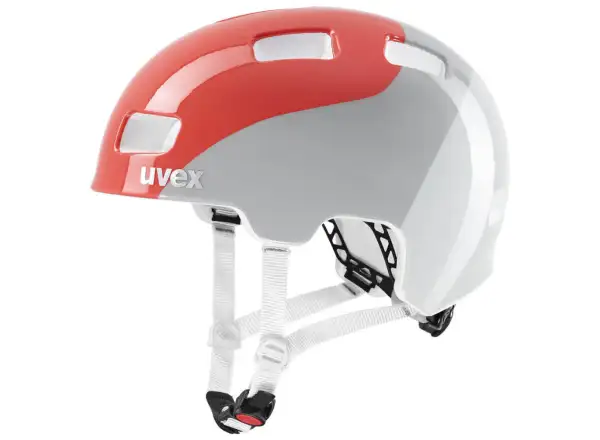 Uvex HLMT 4 helmet Grapefruit/Grey Wave