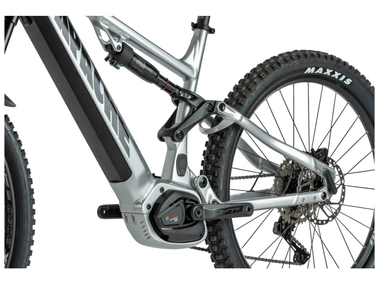 Apache Quruk 3 Bosch 1000 Wh full-suspension e-bike silver