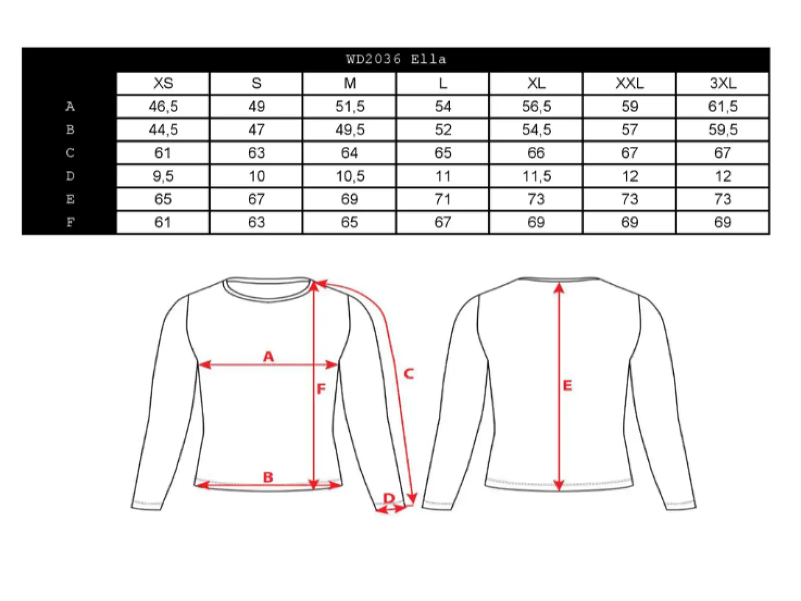 Silvini Ella women's jersey long sleeve Charcoal
