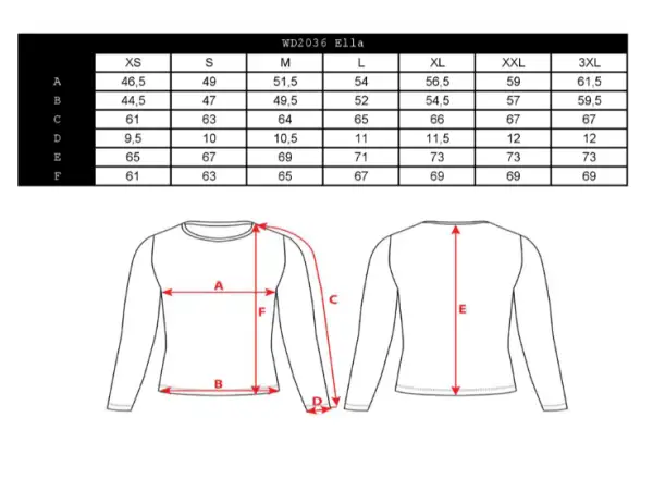 Silvini Ella women's jersey long sleeve Charcoal