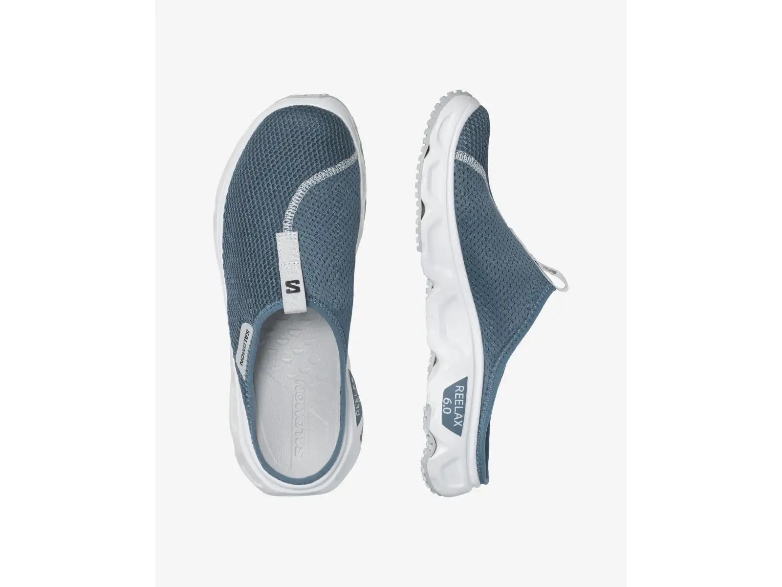 Salomon Reelax Slide 6.0 men's slippers Blue Ashes/White/Pearl blue