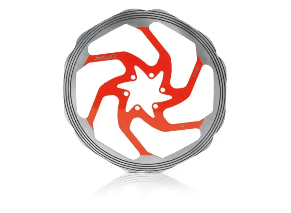 XLC BR-X58 brake disc silver/red