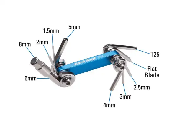 Park Tool IB-2 multitool I-Beam 10 functions