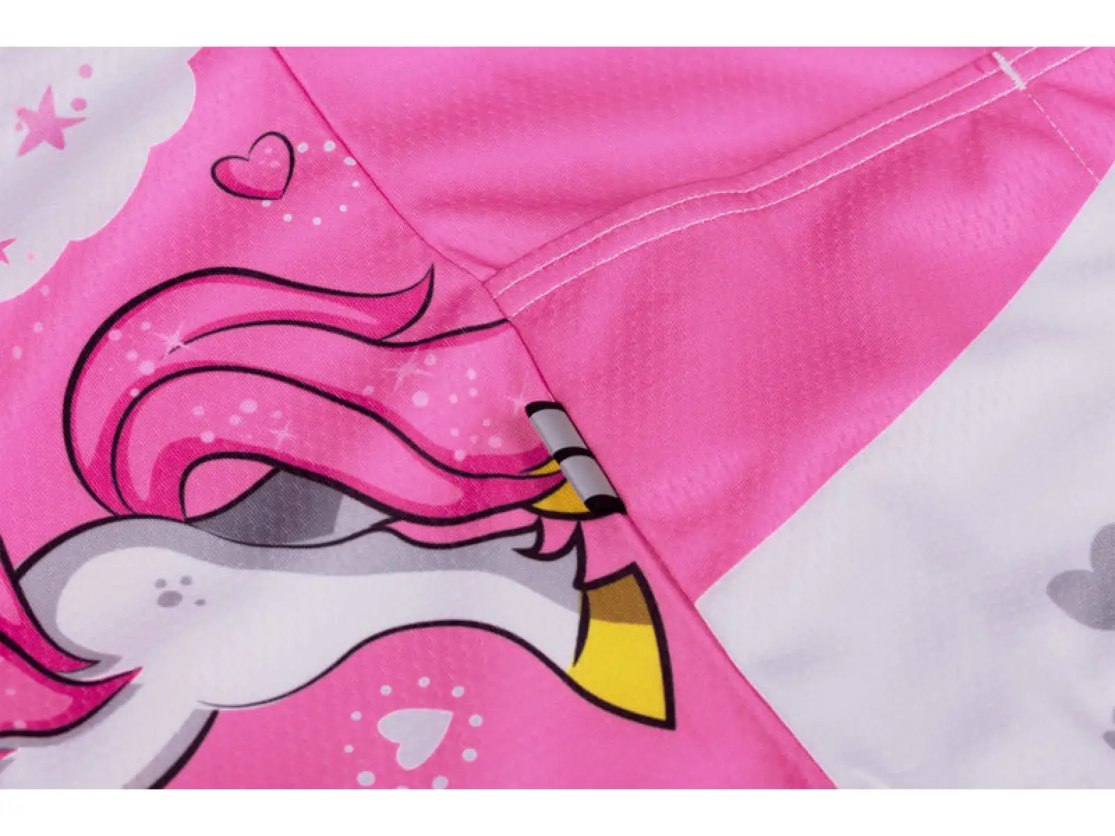 Etape Rio short sleeve kids jersey white/pink